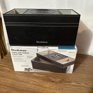 Brookstone coin counter and valet
